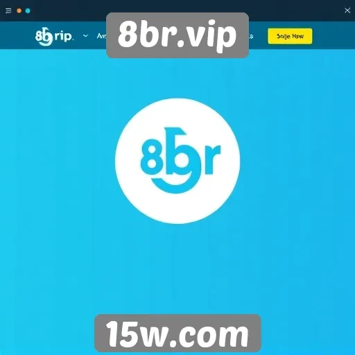 Interface e usabilidade do site 8br.vip